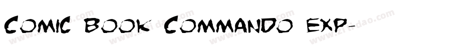 Comic Book Commando Exp字体转换